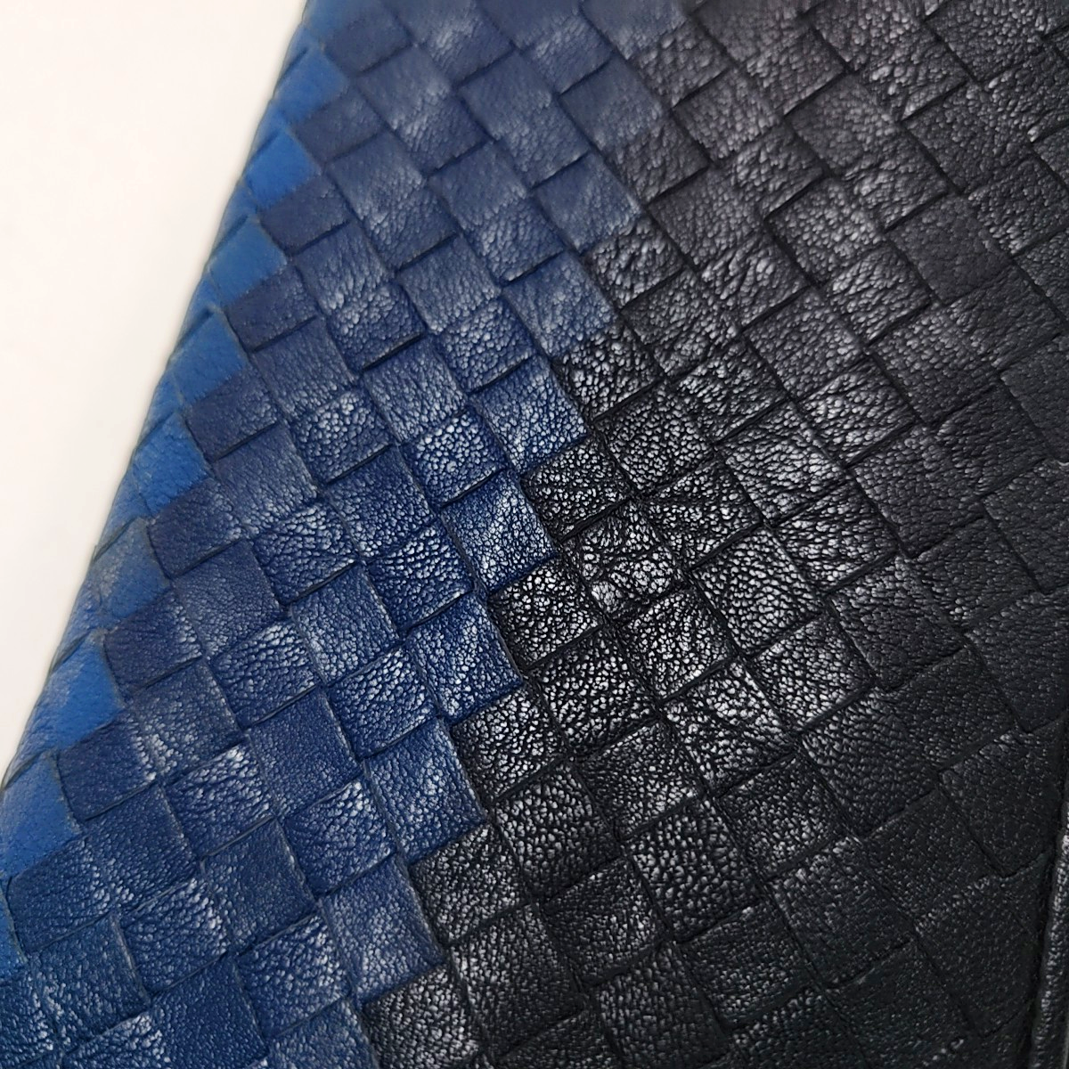 BOTTEGA VENETA Multicolor Calfskin Woven Wallet Black hardware-(SKU)-958932470