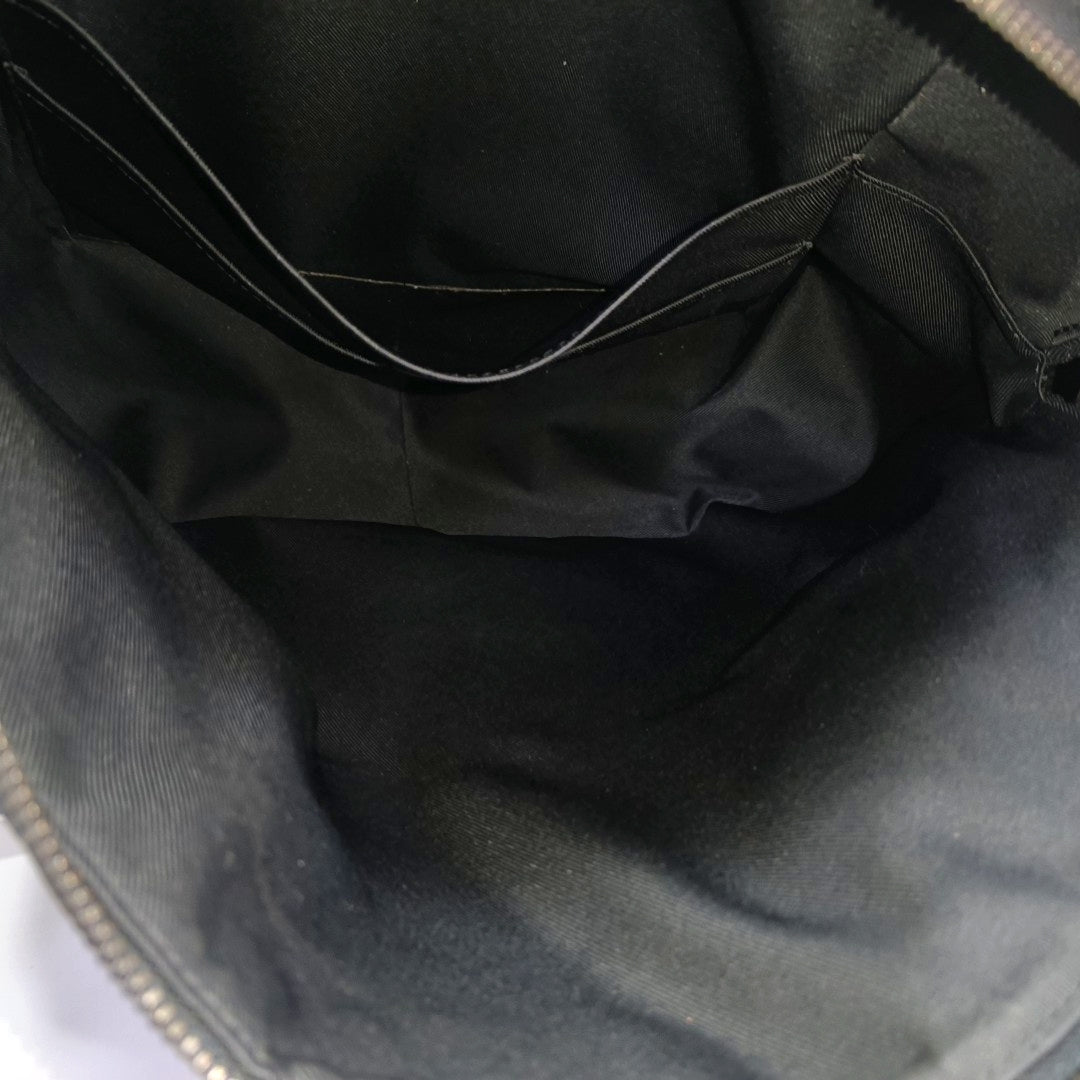 LOUIS VUITTON DISCOVERY Deep Grey Coated Canvas Monogram Printed Backpack, Tote Bag with Silver Hardware-(SKU)-970320410