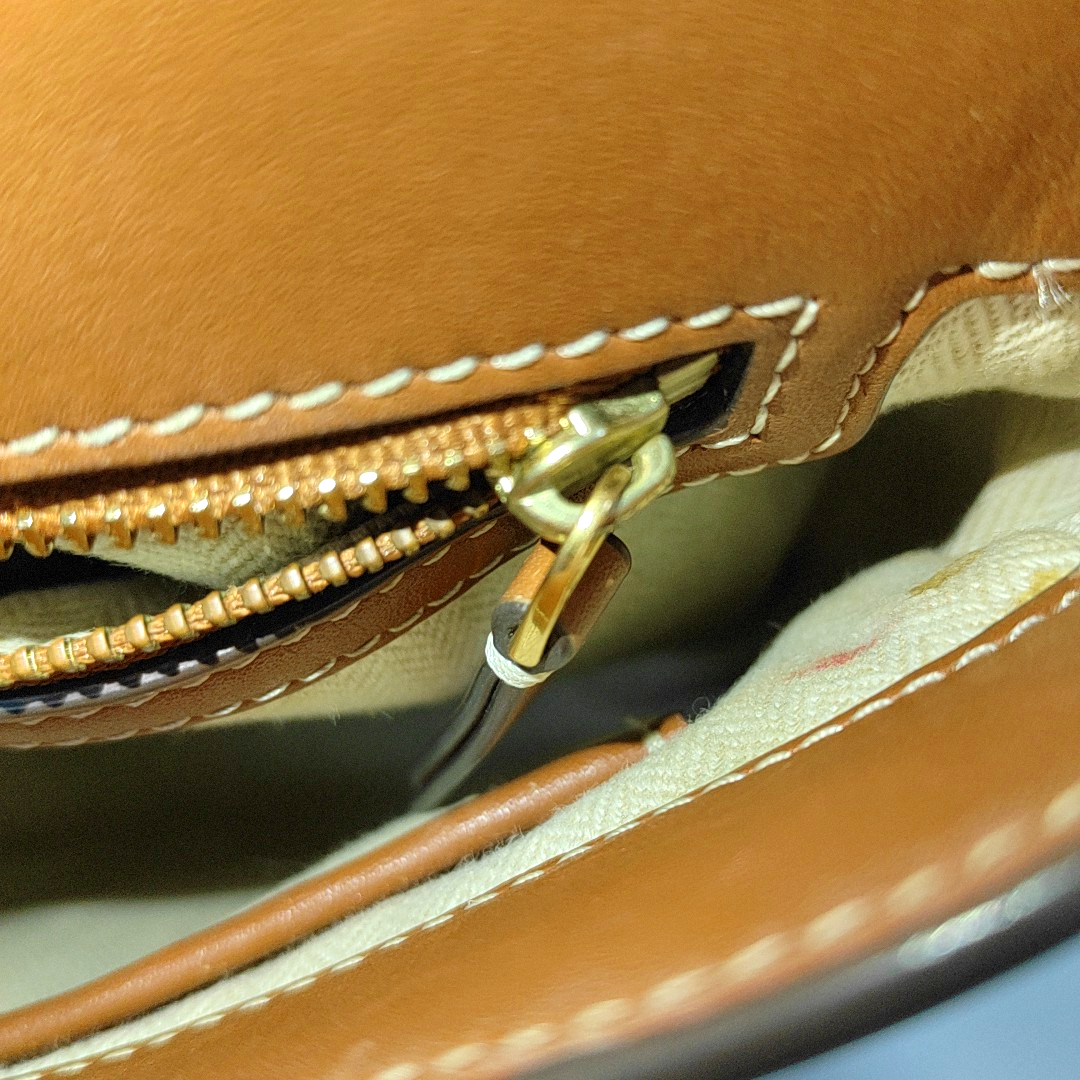 TORY BURCH Miller Brown Cowhide Fringe Sling Bag Single Shoulder Bag Golden hardware-(SKU)-14041116