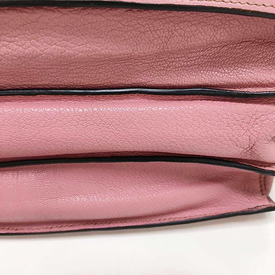 Miu Miu Pink Cowhide Sling Bag Tote Bag Golden hardware Removable shoulder strap-(SKU)-930663489