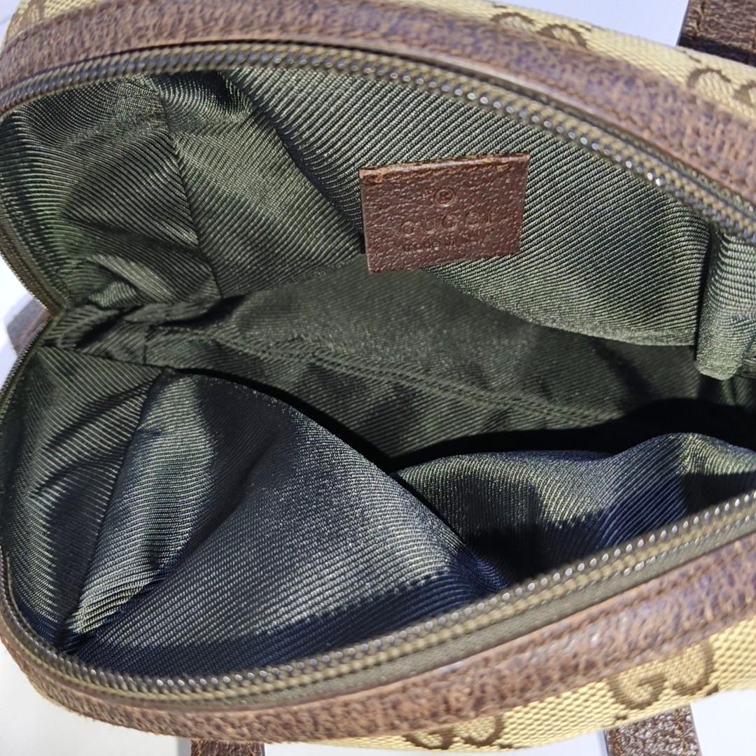 GUCCI Brown Canvas Monogrammed Tote Bag Golden hardware-(SKU)-946191462