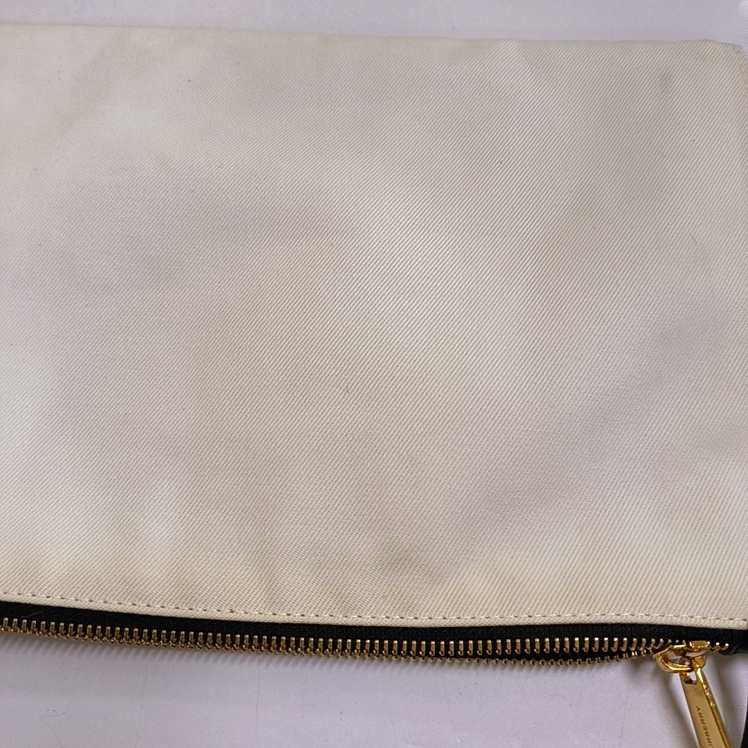 BURBERRY White Canvas Handbag Golden hardware-(SKU)-954190575