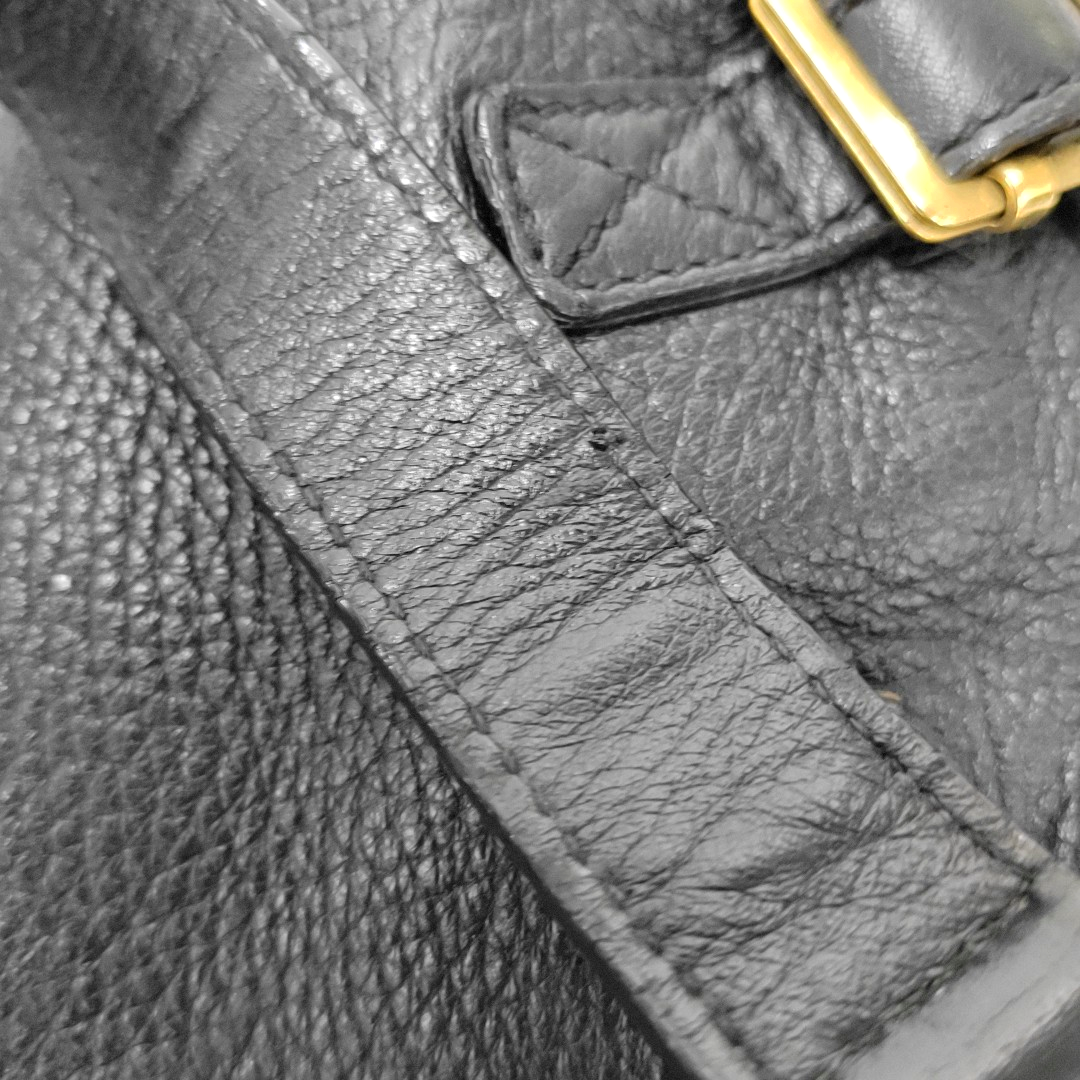YSL DOWNTOWN CABASBlack Leather Single Shoulder Bag-(SKU)-939374057