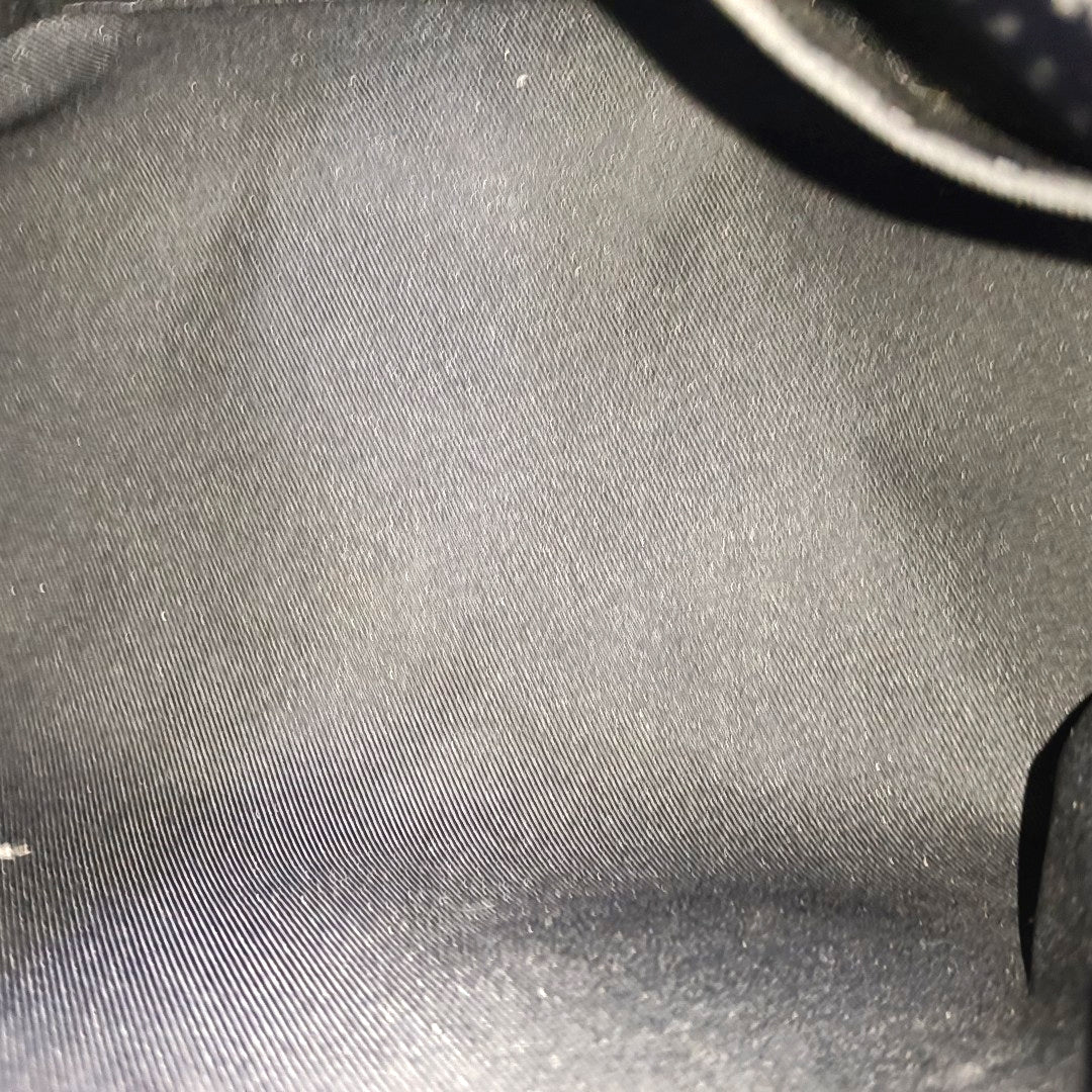 LOUIS VUITTON KEEPALL 25 Black Leather Monogram Damier Ebene Black Single Shoulder Bag Tote Bag Crossbody Bag with Black Hardware and Detachable Shoulder Strap-(SKU)-970163847