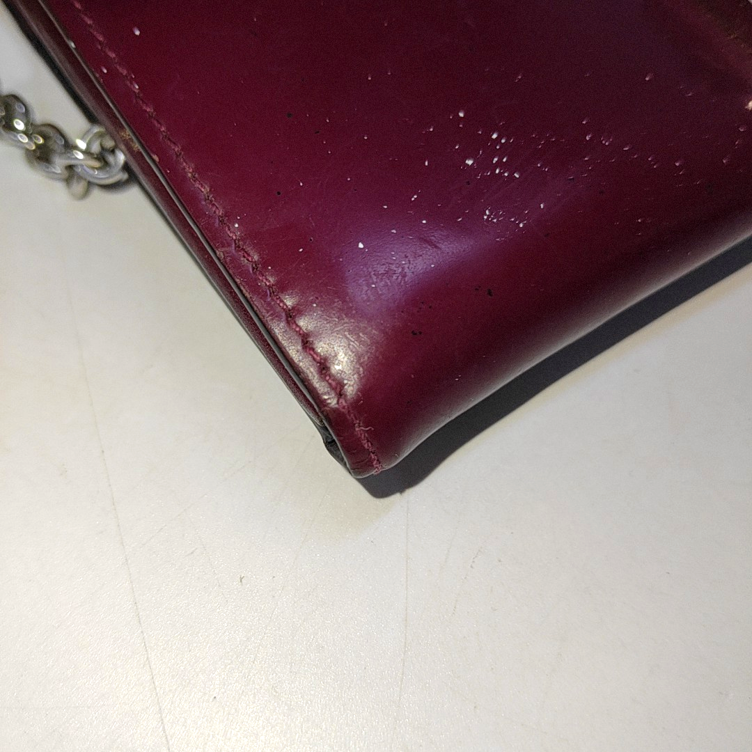 GUCCI Plum Purple Cowhide Tote Bag Silver Hardware Removable shoulder strap-(SKU)-938135471