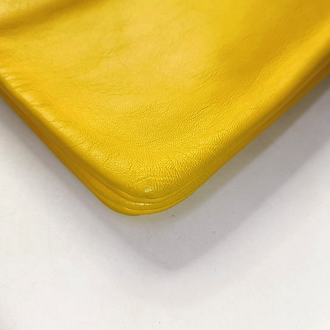 CELINE TRIO Small size Orange Cowhide Crossbody Single Shoulder Bag Golden hardware-(SKU)-959742299