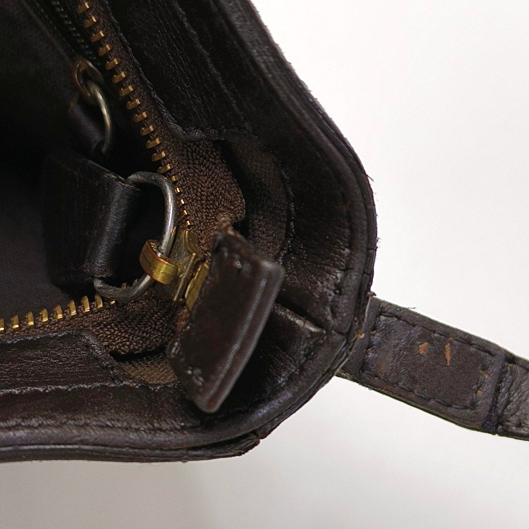 BURBERRY Khaki Coated Canvas Single Shoulder Bag Crossbody Golden hardware-(SKU)-959178497