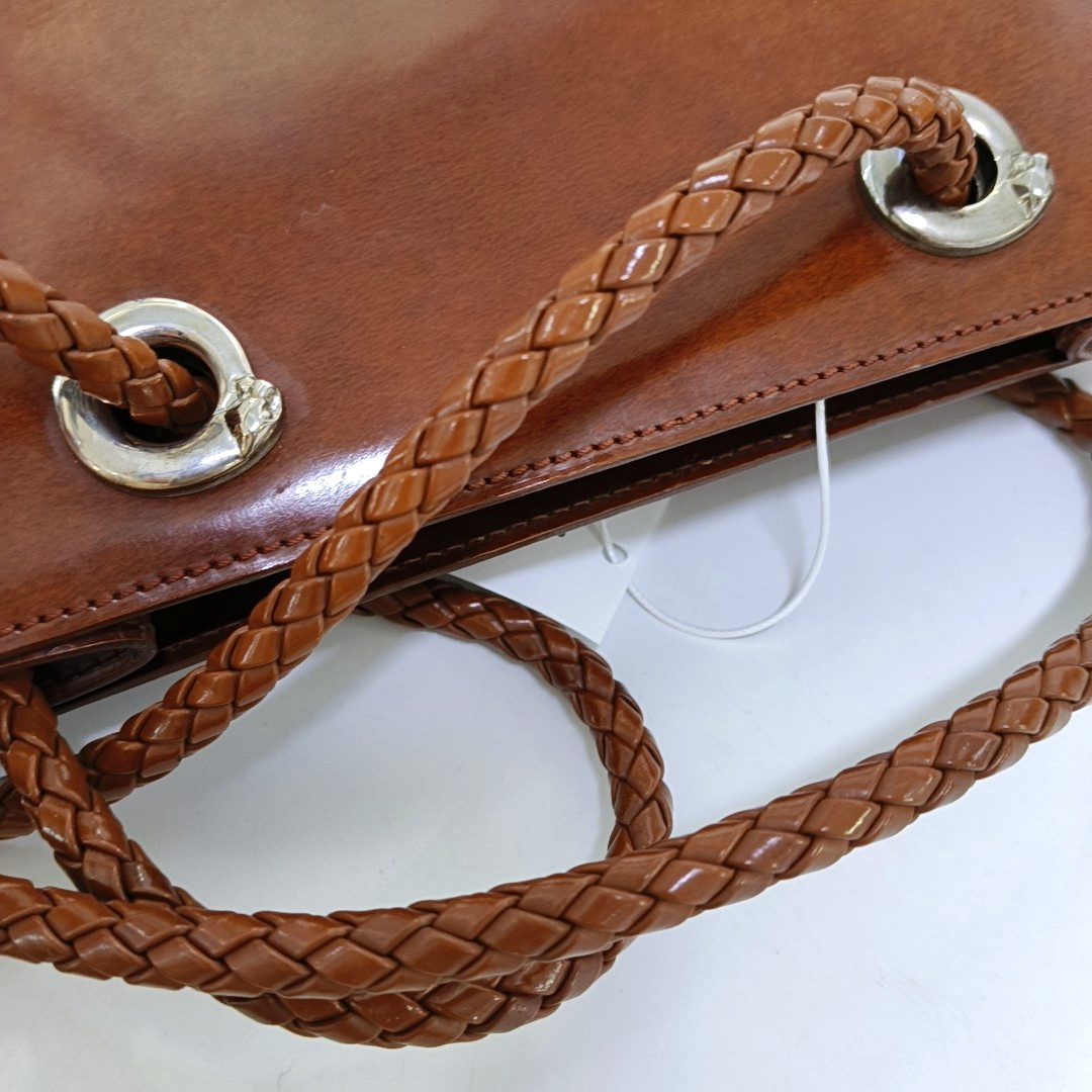 Cartier Tote bag Brown Cowhide Single Shoulder Bag Silver Hardware-(SKU)-942575240