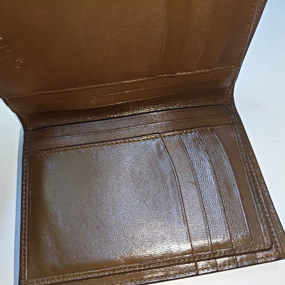 MONTBLANC MeisterstuckBrown Leather Embossed Wallet-(SKU)-936130123