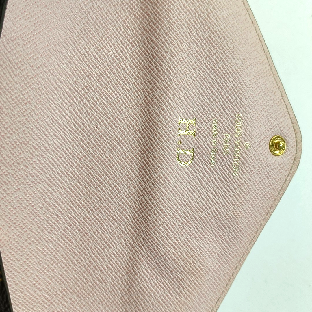 LOUIS VUITTON JOSÉPHINE Brown coated canvas vintage wallet Golden hardware-(SKU)-951380738
