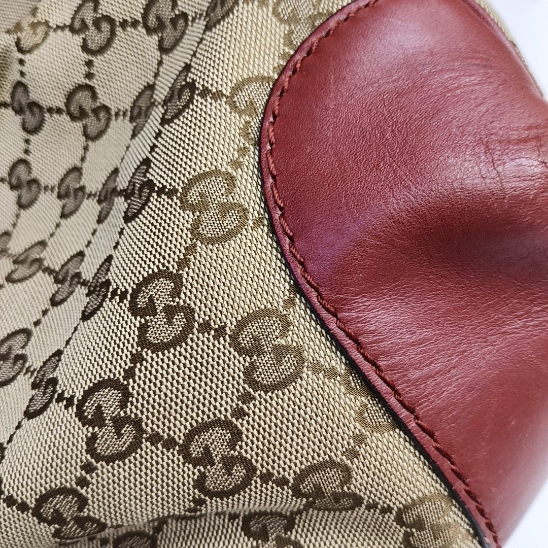 GUCCI Sukey Brown Canvas Old Flower Single Shoulder Bag Tote Bag Crossbody Bag Golden hardware-(SKU)-950557602