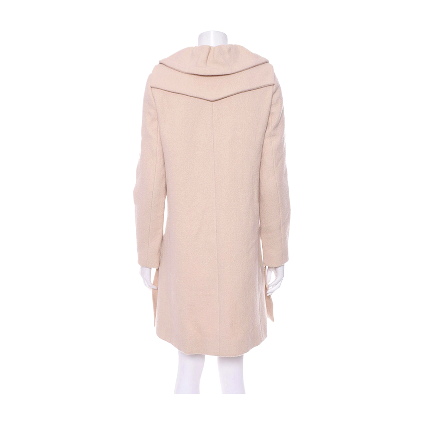 Chloé XScode Spring-Autumn Pink Wool Women's Mid-Length Coat-(SKU)-14485957