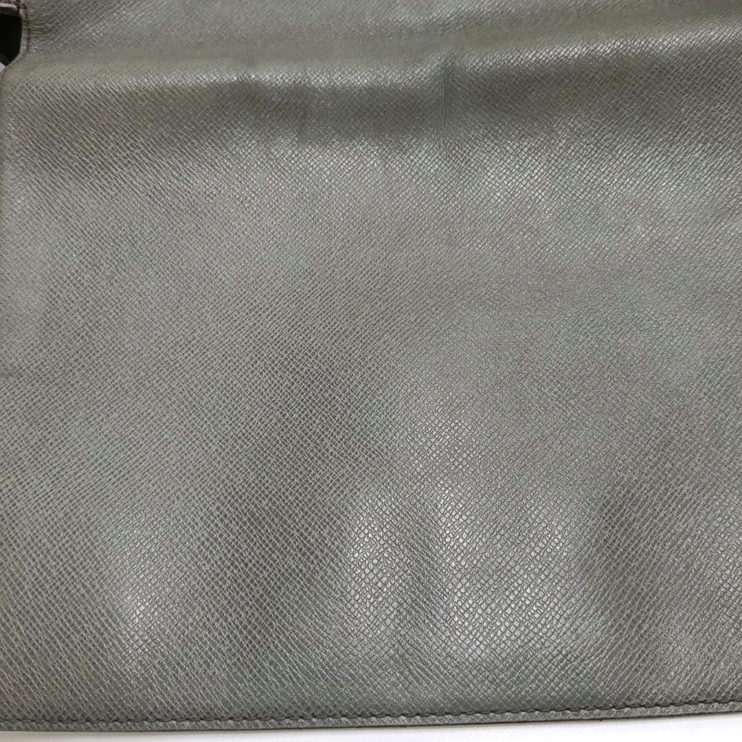 LOUIS VUITTON ROMAN Gray Cowhide Crossbody Single Shoulder Bag Silver Hardware-(SKU)-958340787