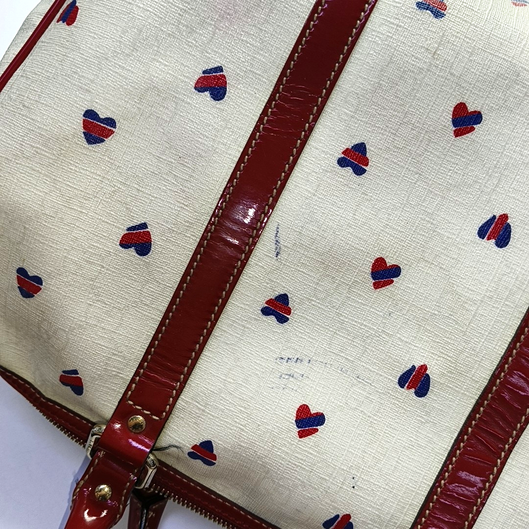 GUCCI Joy Beige Coated Canvas Printed Tote Bag Golden hardware-(SKU)-955096303