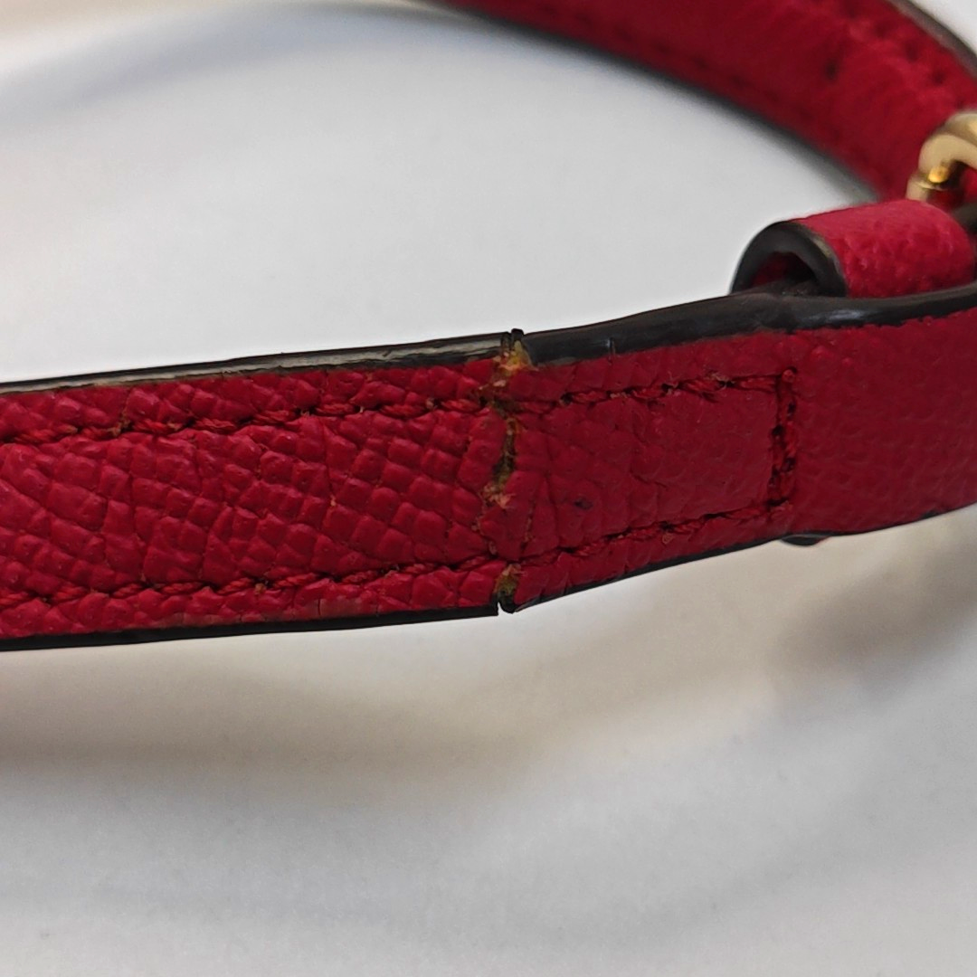 COACH SIERRA Medium size Red Leather Shoulder Bag Crossbody Tote Bag Silver Hardware Removable shoulder strap-(SKU)-948647189