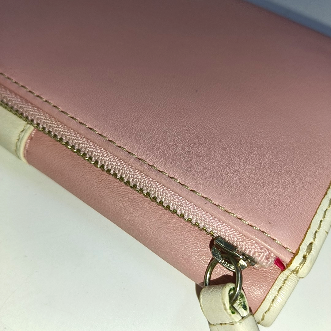 COACH Pink Leather Embossed Handbag Silver Hardware Vintage model-(SKU)-935675321