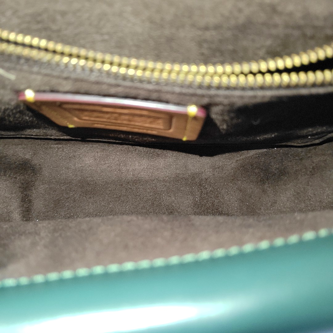 COACH MADISON Green Leather Crossbody Single Shoulder Bag-(SKU)-935362447