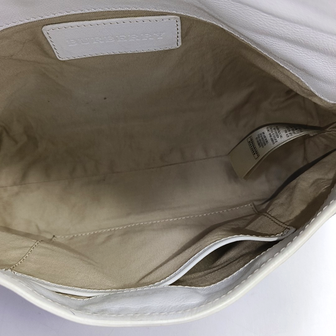 BURBERRY Khaki Coated Canvas Warhorse Plaid Crossbody Shoulder Bag Golden hardware-(SKU)-954930104
