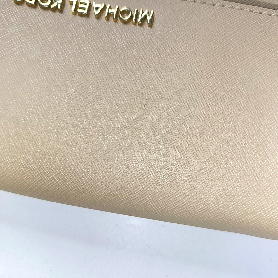 MICHAEL KORS Pink Leather Single Shoulder Bag, Crossbody Golden hardware Removable shoulder strap-(SKU)-951851084