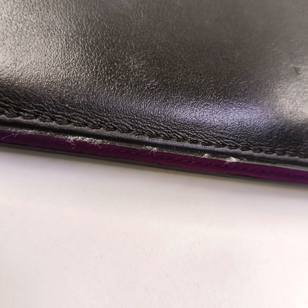 DIOR Black Cowhide Wallet Silver Hardware-(SKU)-958152388