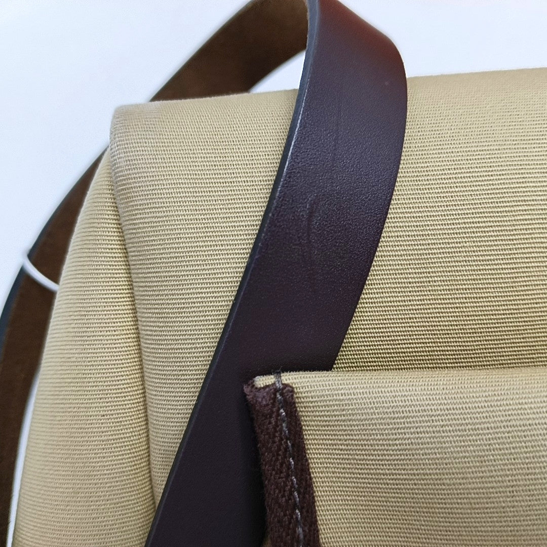 HERMÈS Herbag 31 Trench Coat Colored Canvas Crossbody Bag Handbag Shoulder Bag Golden Hardware U Engraving Accessories Included-(SKU)-970753287