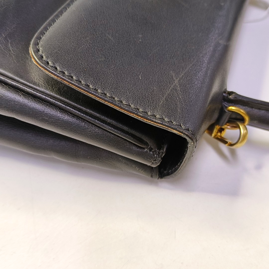 CELINE Tote bag Black Cowhide Single Shoulder Bag Tote Bag Golden hardware Removable shoulder strap-(SKU)-944455905