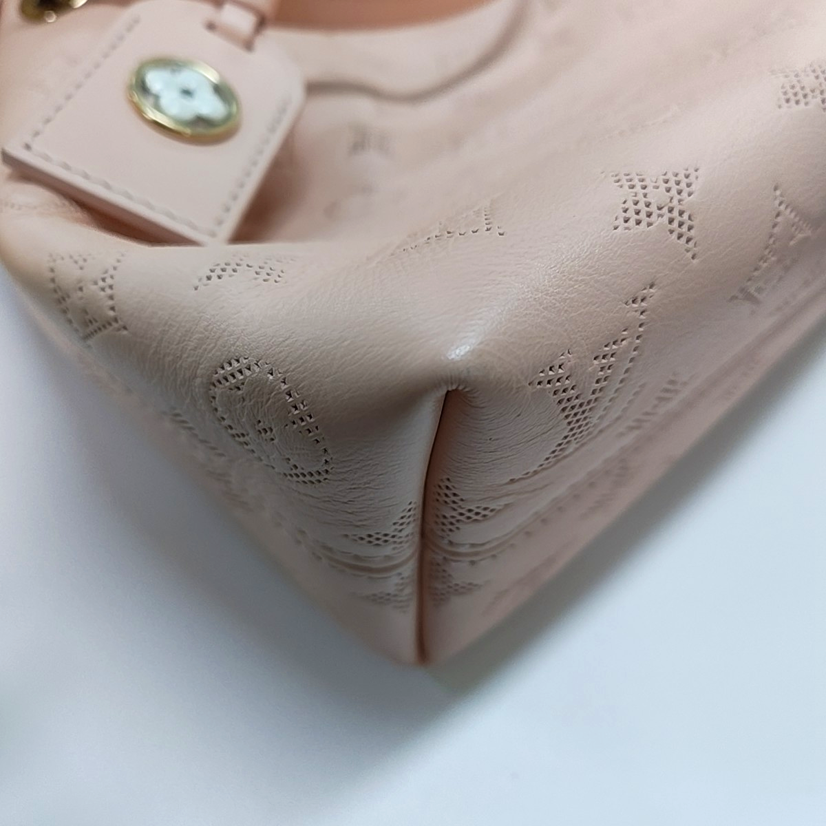 LOUIS VUITTON BUNDLE pink leather Monogram embossed crossbody bag handbag shoulder bag gold hardware removable shoulder strap complete accessories-(SKU)-962918842