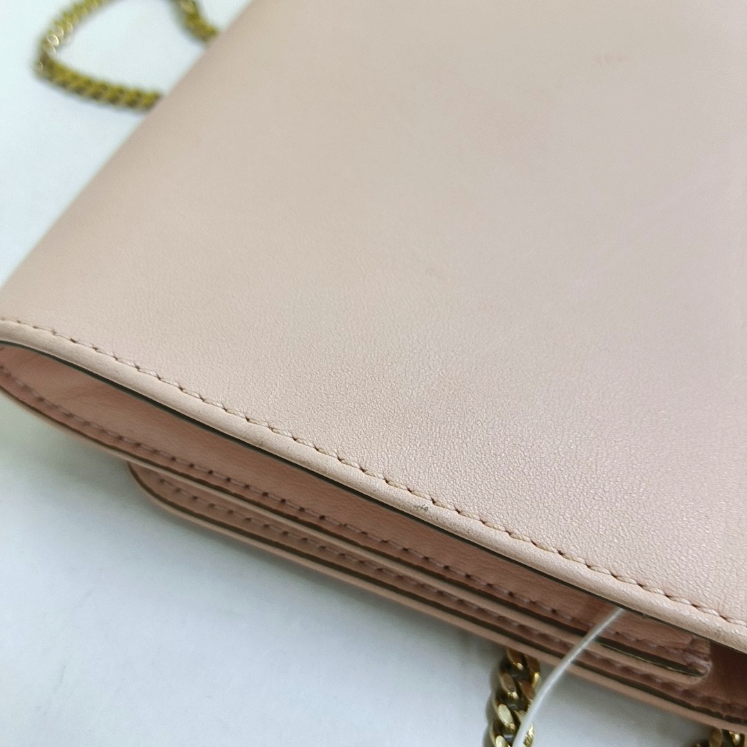 Chloé Pink Cowhide Crossbody Bag Golden hardware-(SKU)-944789609