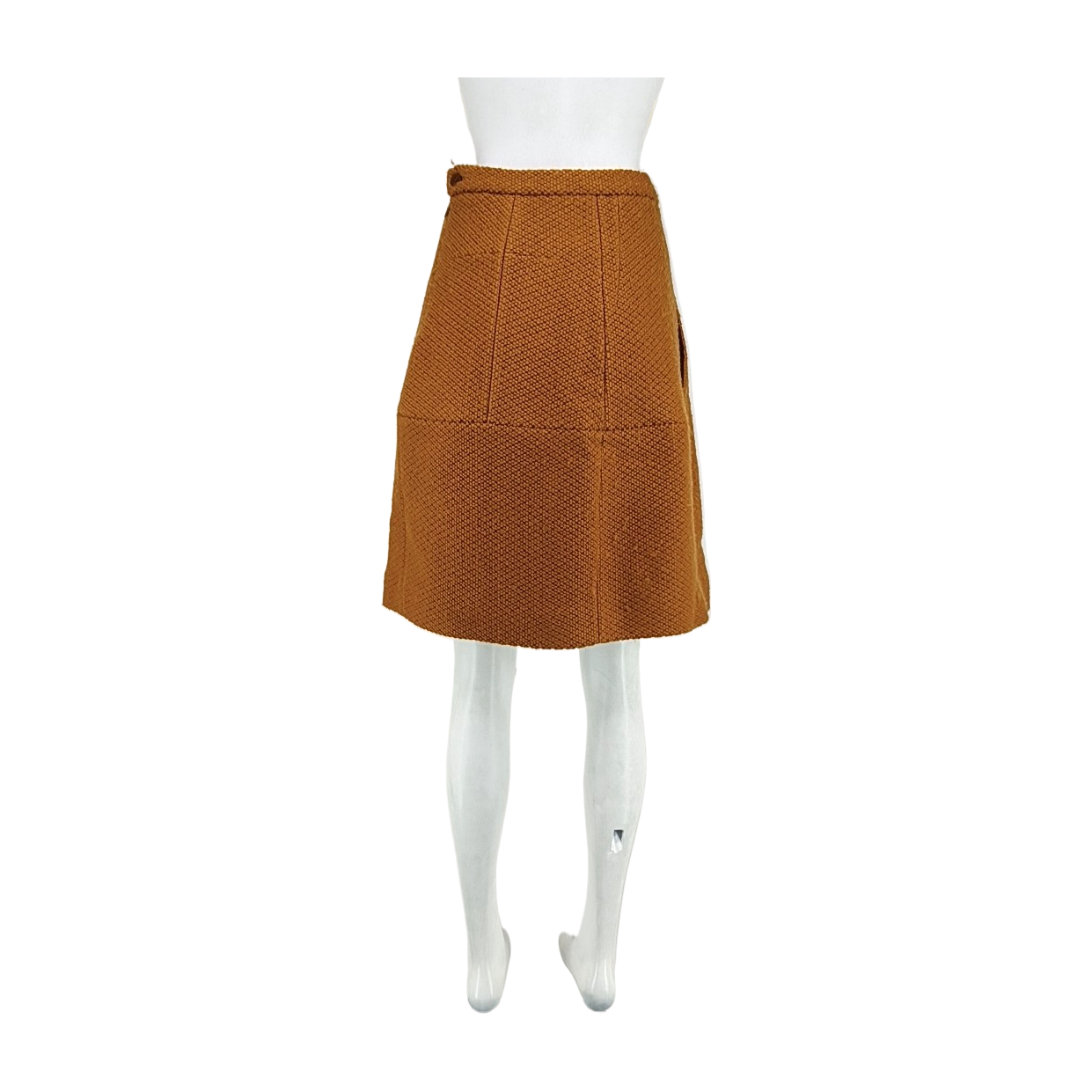Chloé XScode Autumn and Spring Brown Wool Ladies Short Half Skirt-(SKU)-935760474