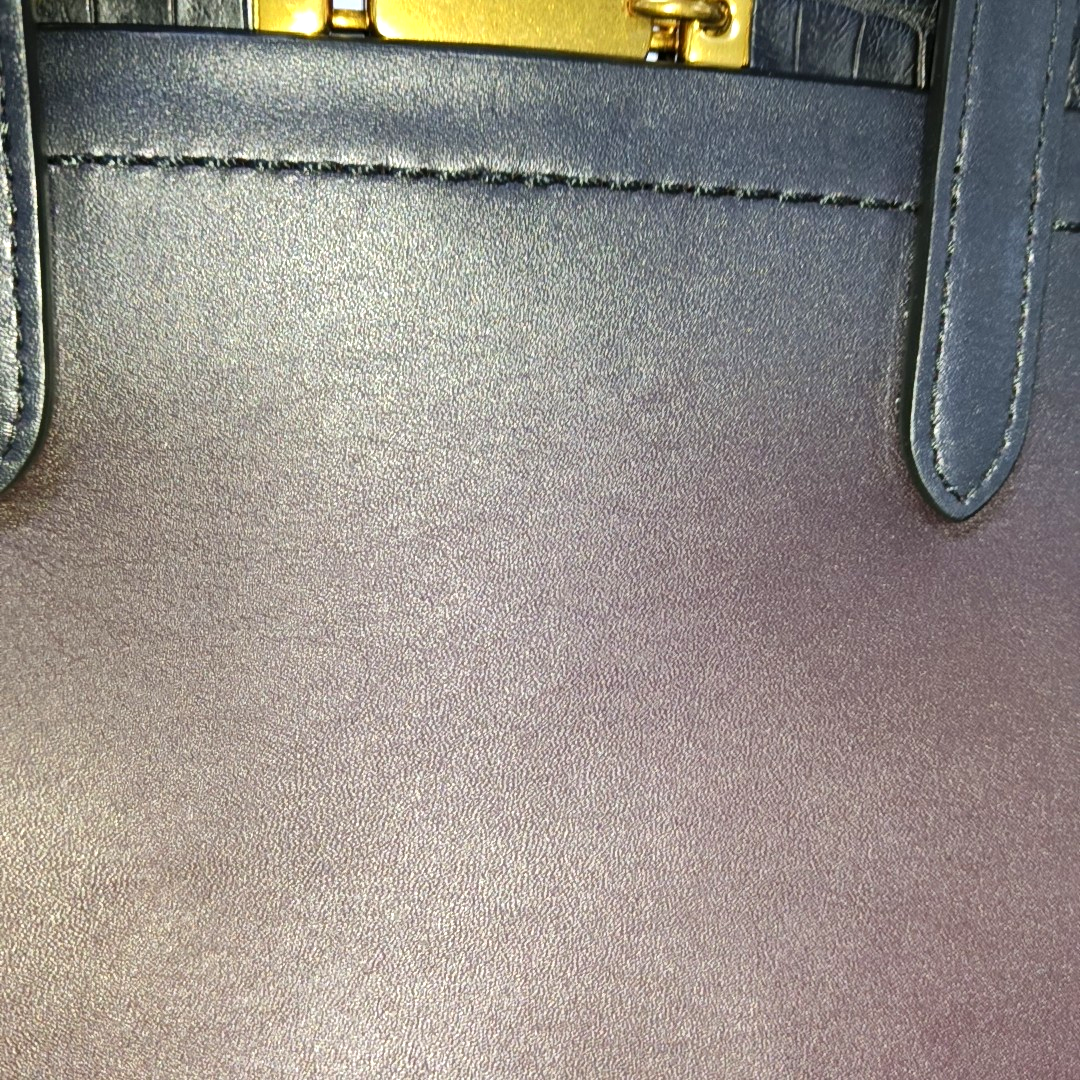 COACH TROUPE Black Leather Grooved Handbag Golden hardware-(SKU)-933725154