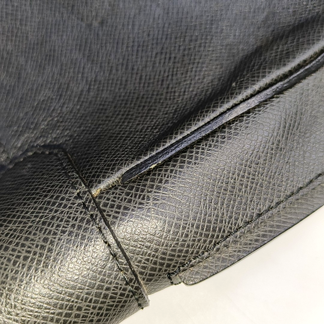 LOUIS VUITTON Black Cowhide Single Shoulder Bag Crossbody Bag Silver Hardware-(SKU)-939481514
