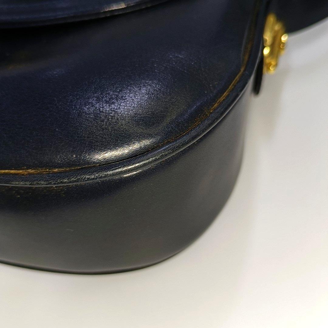 GUCCI Black Leather Single Shoulder Bag Golden hardware-(SKU)-932491490
