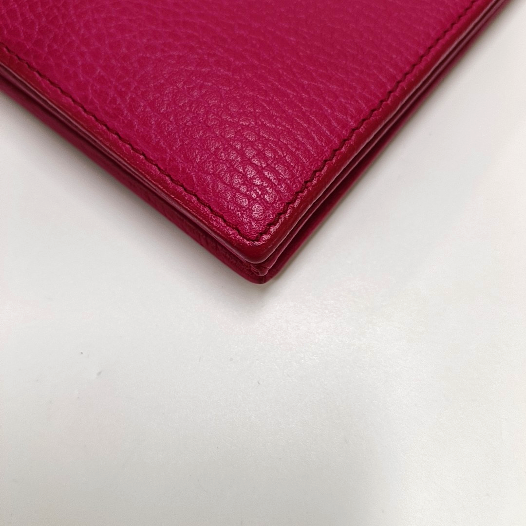 GUCCI Swing Fuchsia Cowhide Single Shoulder Bag Crossbody Golden hardware Removable shoulder strap-(SKU)-958363753