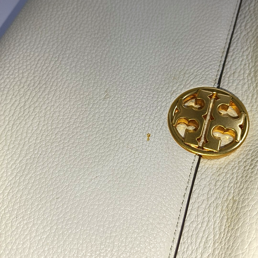 TORY BURCH Chelsea White Leather Crossbody Shoulder Bag Handbag Golden hardware-(SKU)-937687328