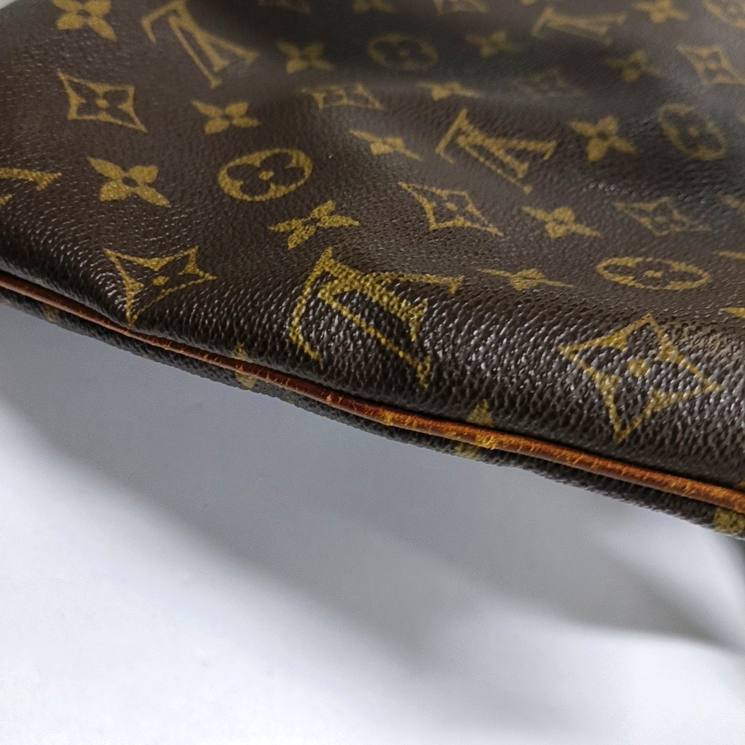 LOUIS VUITTON BOSPHORE Brown Coated Canvas Monogram Single Shoulder Bag Crossbody Golden hardware-(SKU)-950950997