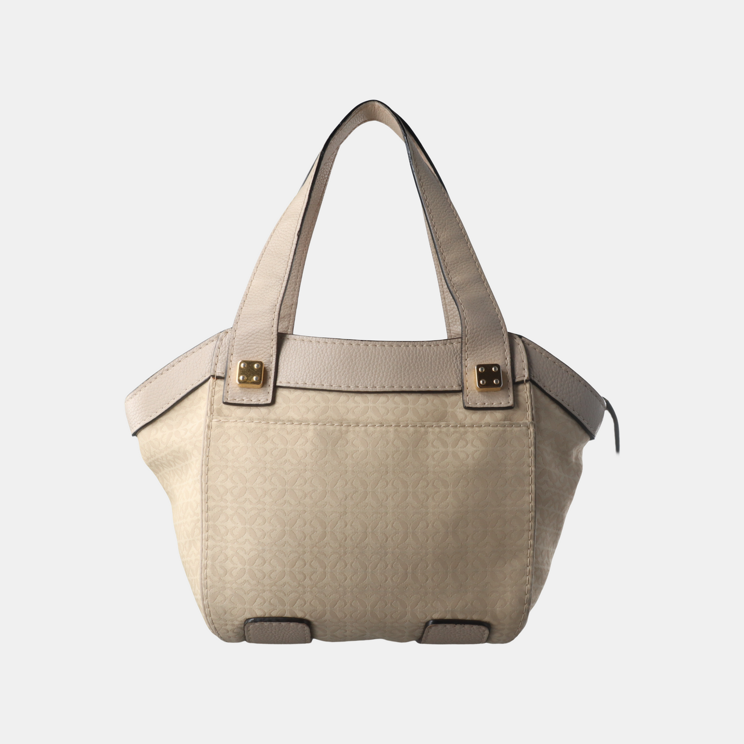 LOEWE Beige Canvas Single Shoulder Bag Handbag Golden hardware-(SKU)-14006993