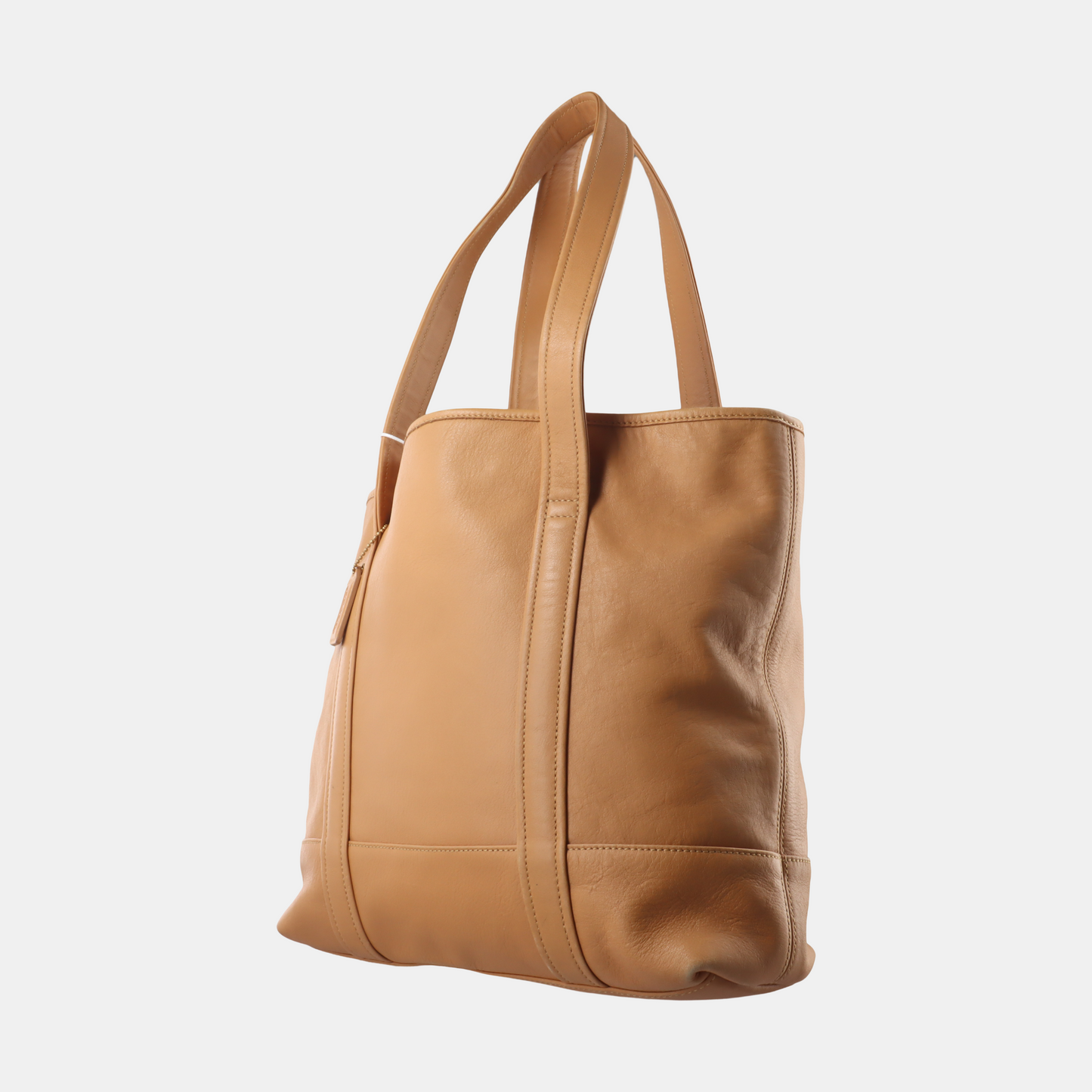 COACH Tote bag Brown Cowhide Single Shoulder Bag Golden hardware-(SKU)-13880712