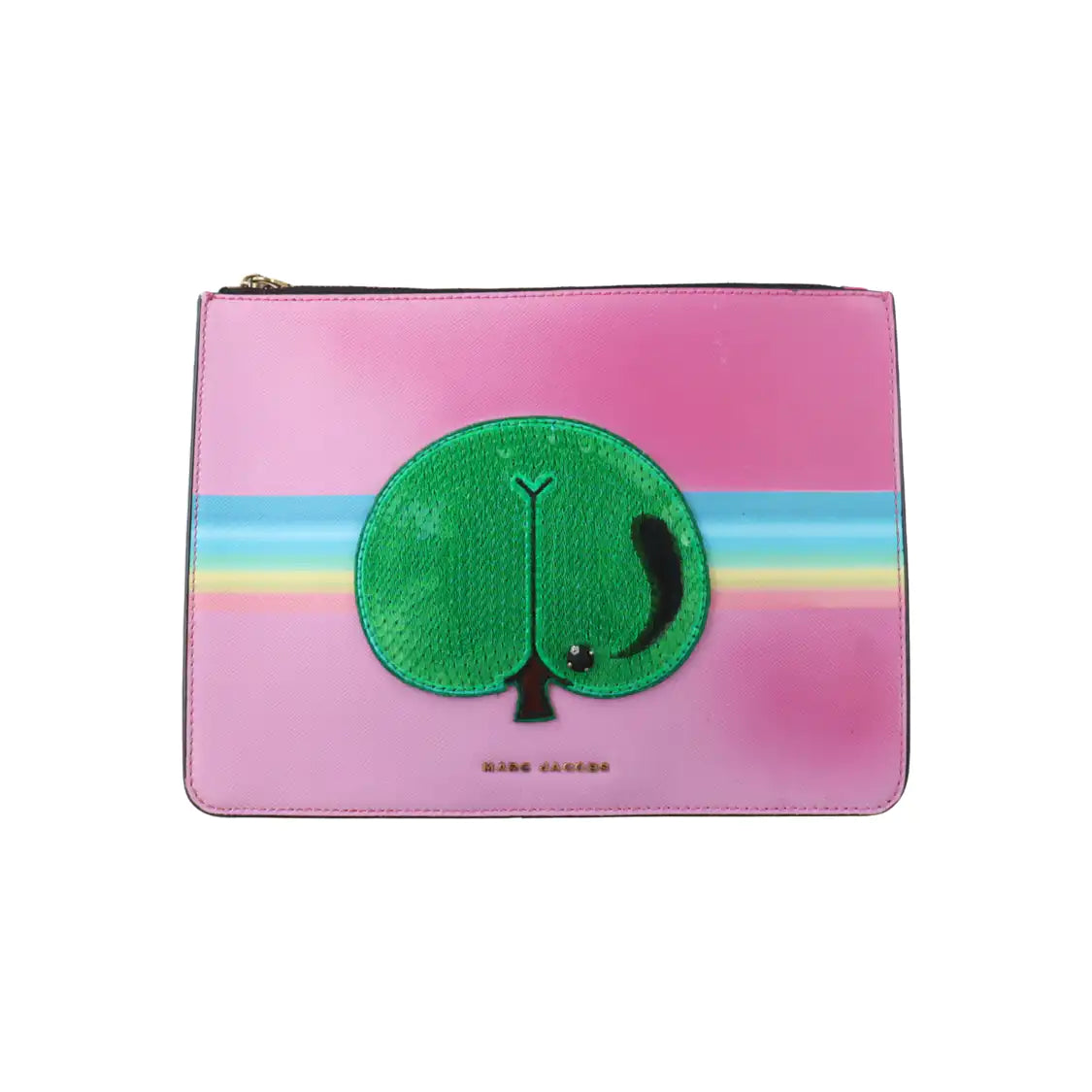MARC JACOBS Snapshot Fuchsia leather collage quilted single shoulder bag, crossbody bag Golden hardware Removable shoulder strap-(SKU)-930635804