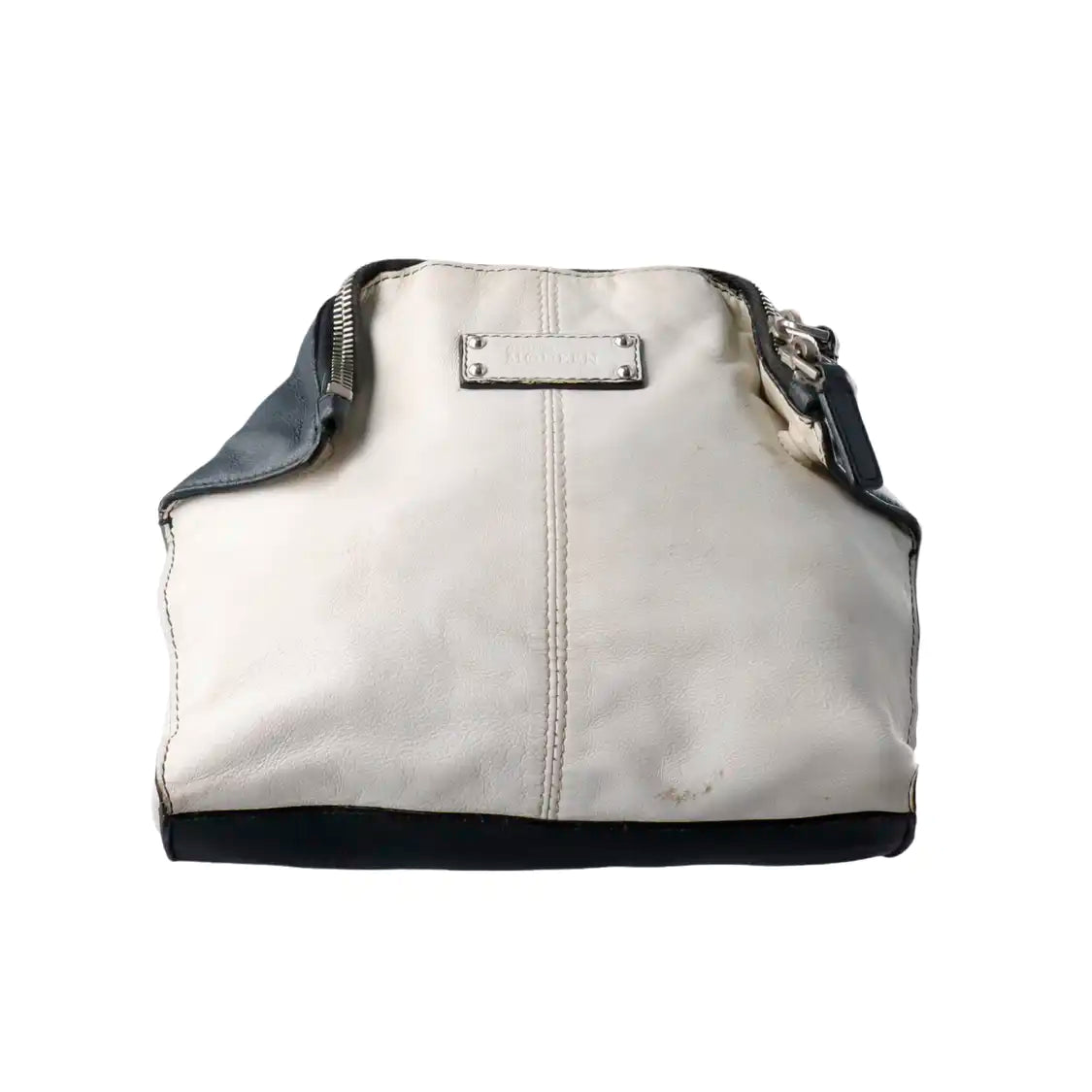 Alexander McQUEEN Tote bag White Cow Leather Handbag Silver Hardware-(SKU)-12290962