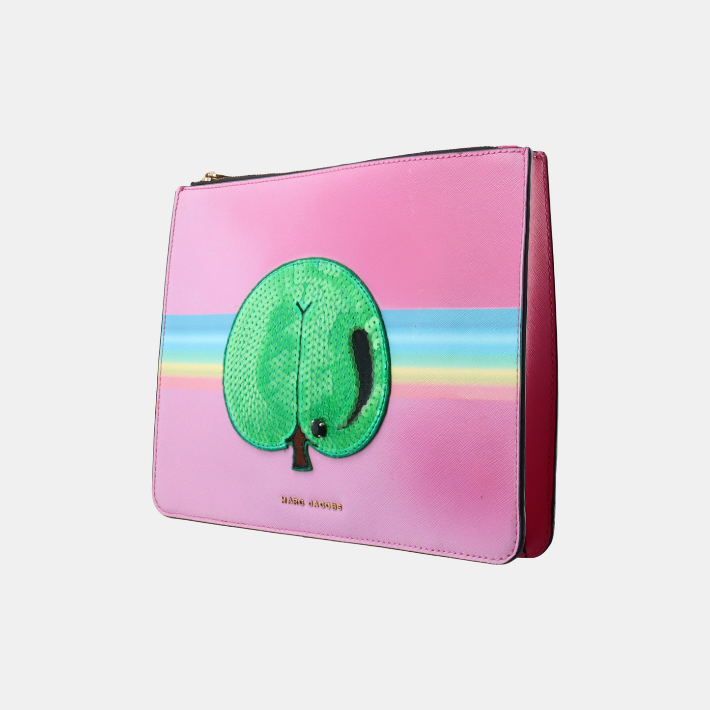 MARC JACOBS Snapshot Fuchsia leather collage quilted single shoulder bag, crossbody bag Golden hardware Removable shoulder strap-(SKU)-930635804