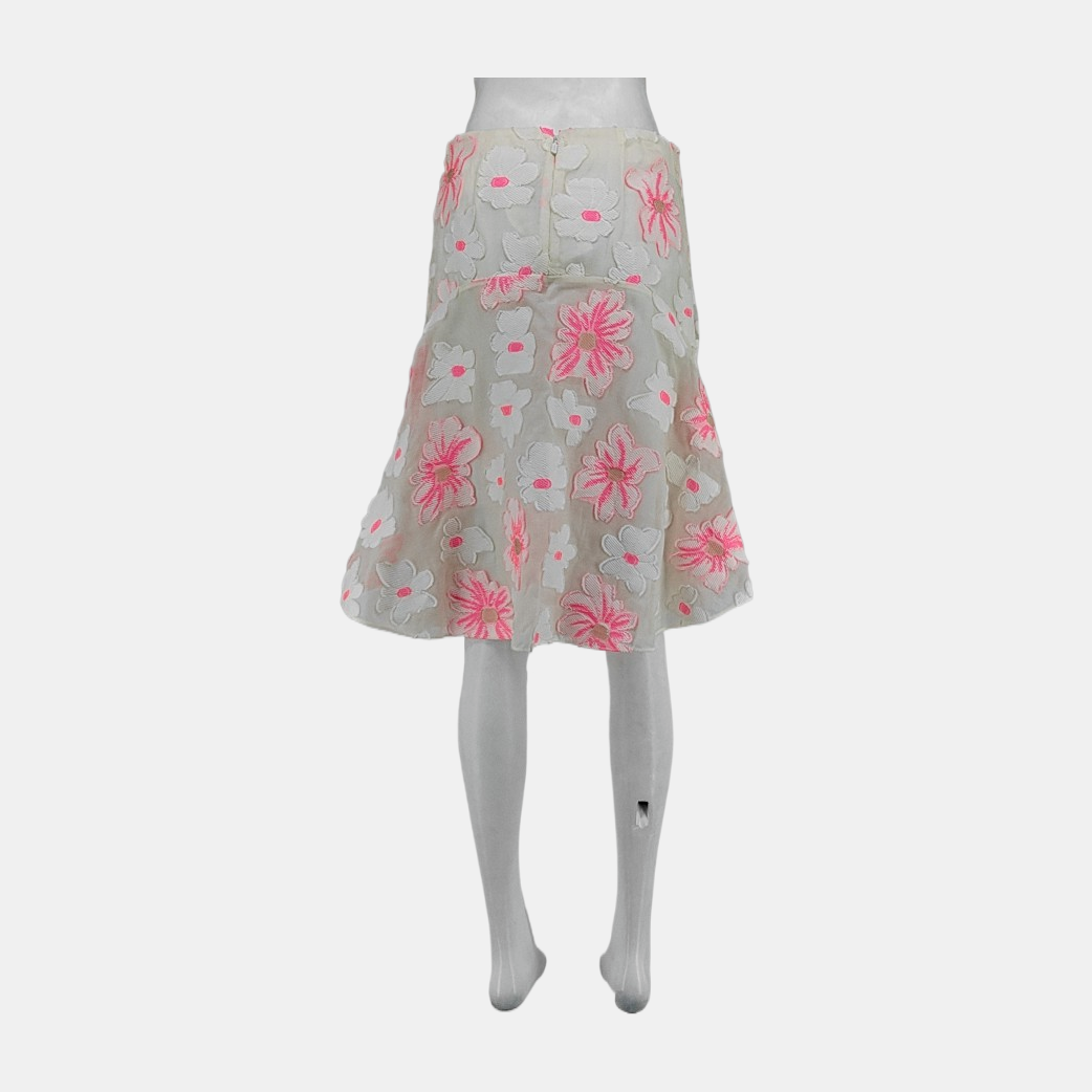 Chloé XScode Summer White Cotton Ladies Skirt-(SKU)-935748345