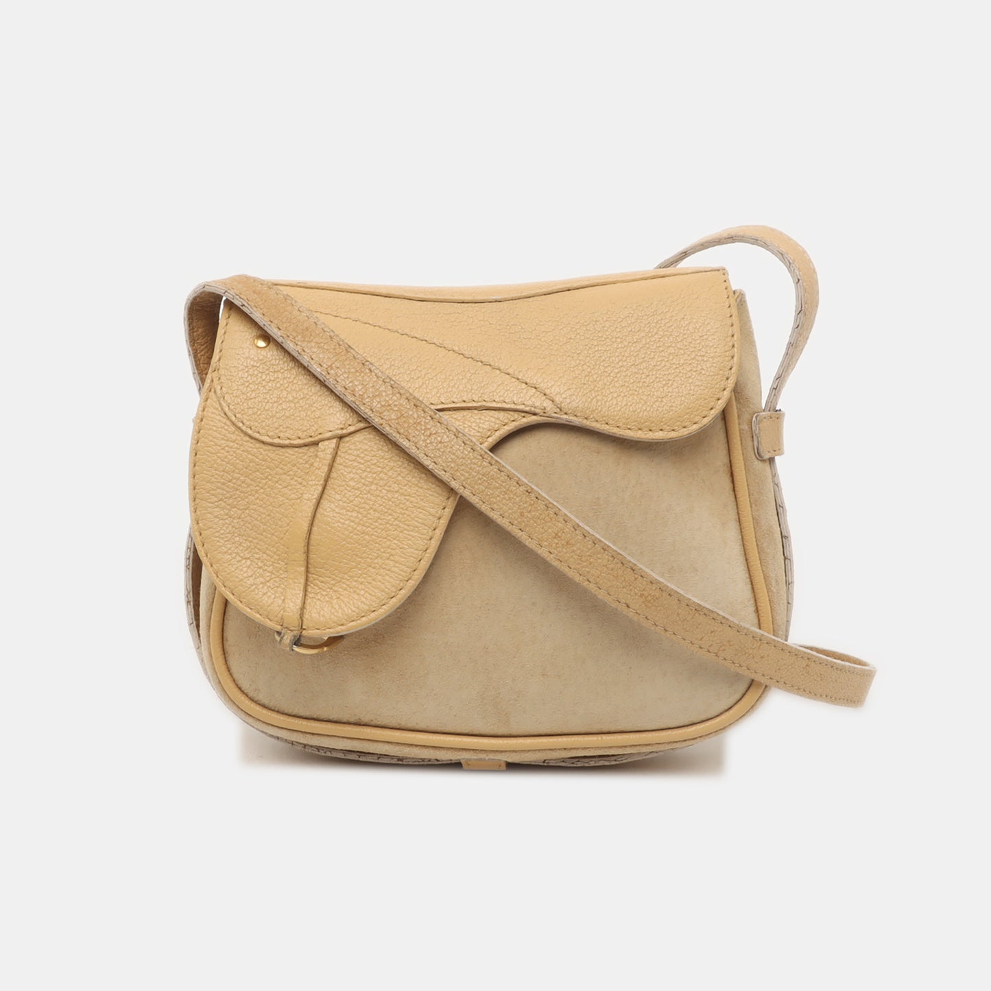 GUCCI Khaki Calf Leather Crossbody Shoulder Bag Golden hardware-(SKU)-935860527