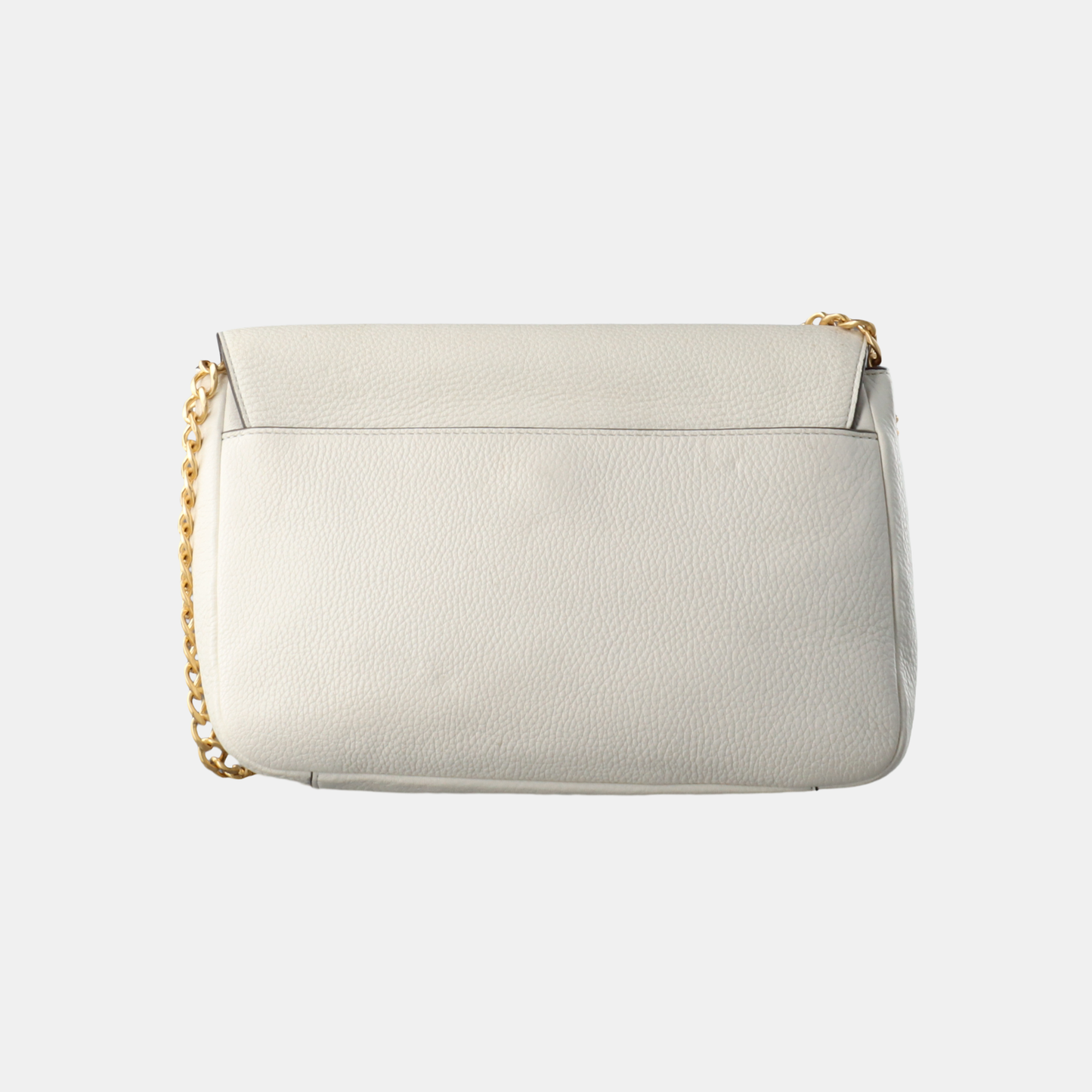 TORY BURCH Chelsea White Leather Crossbody Shoulder Bag Handbag Golden hardware-(SKU)-937687328