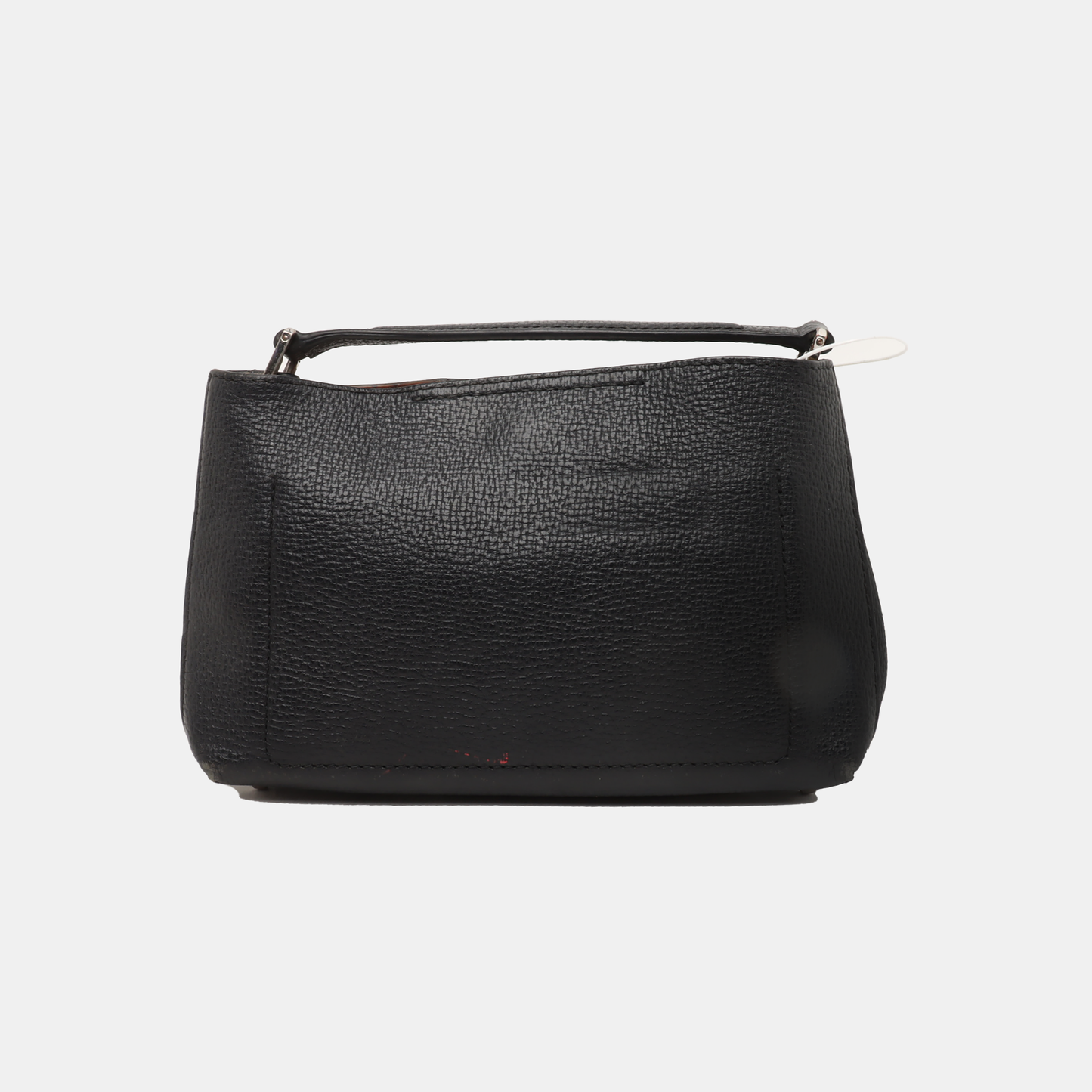 MCM Tote bag Black Leather Crossbody Bag Silver Hardware Removable shoulder strap-(SKU)-938526740