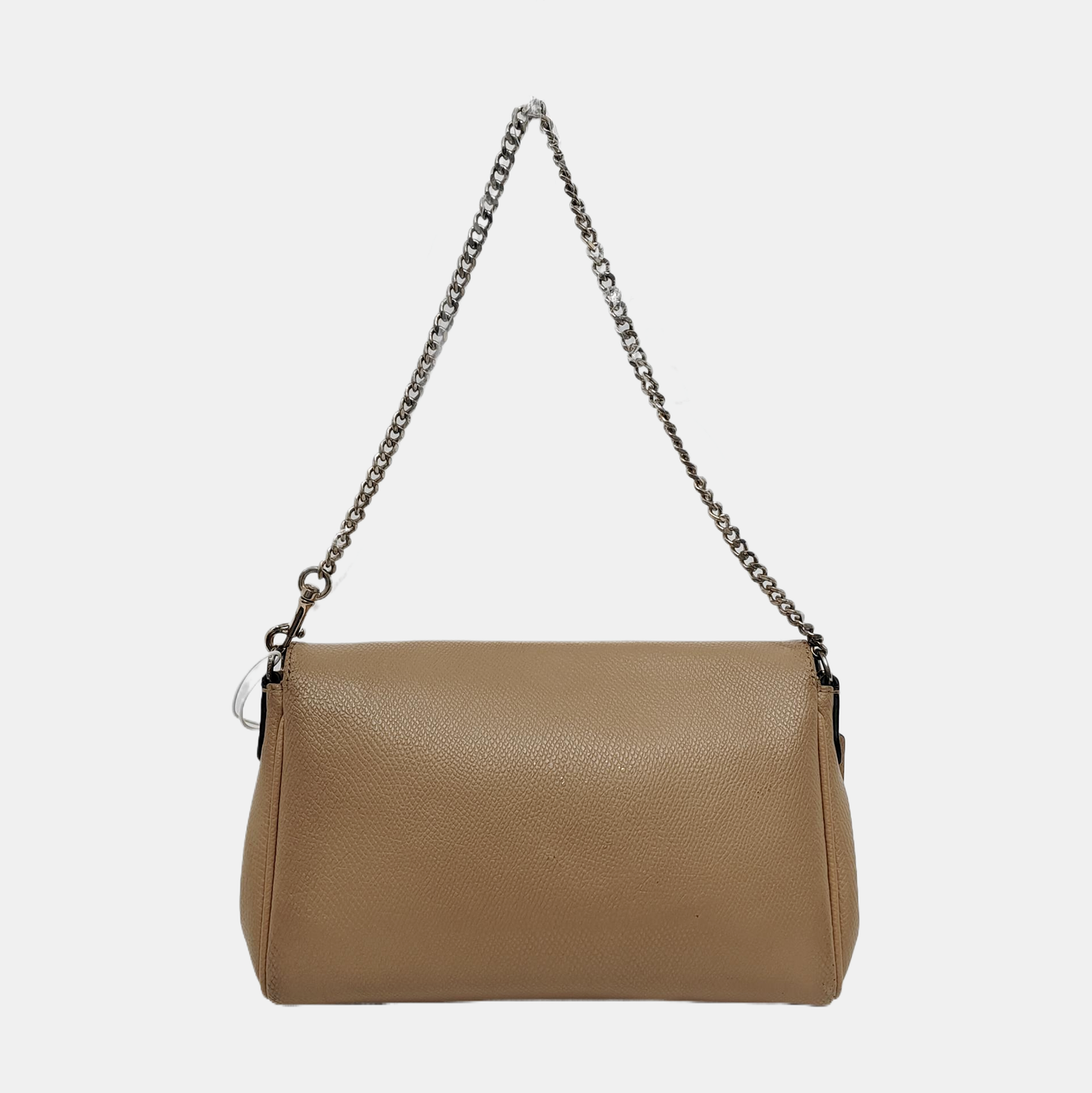 COACH Khaki Leather Single Shoulder Bag and Handbag Golden hardware-(SKU)-942795544