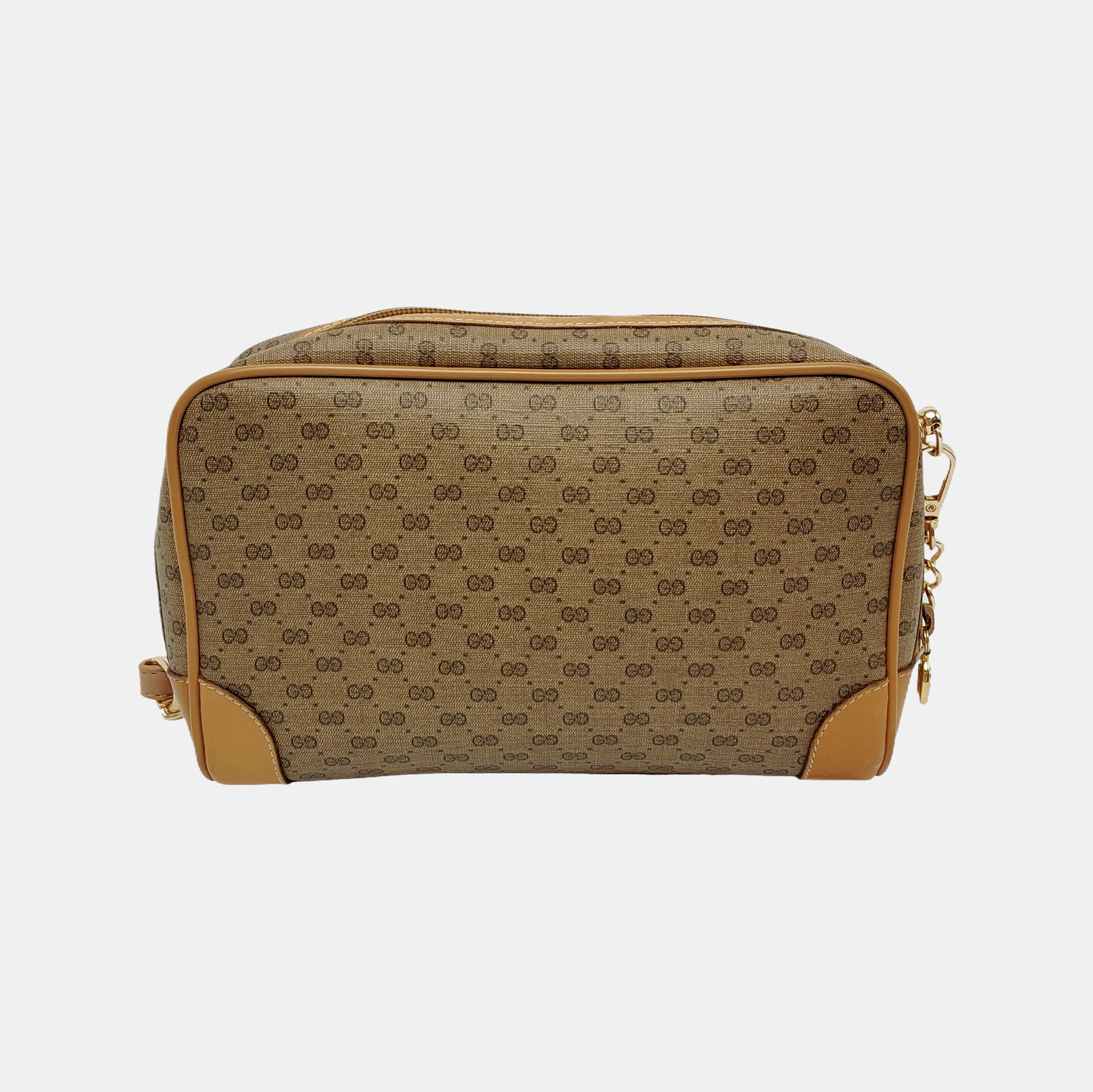 GUCCI Camera Bag Brown Coated Canvas Monogram Handbag Crossbody Single Shoulder Bag Golden hardware-(SKU)-945952111