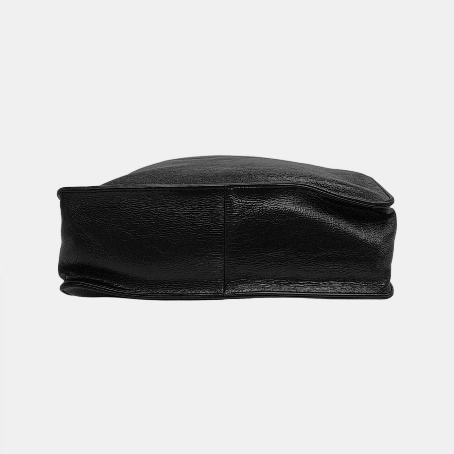 CHANEL JUMBO CRAVE Black Leather Quilted Single Shoulder Bag with Gold Hardware 30 opening-(SKU)-947026988