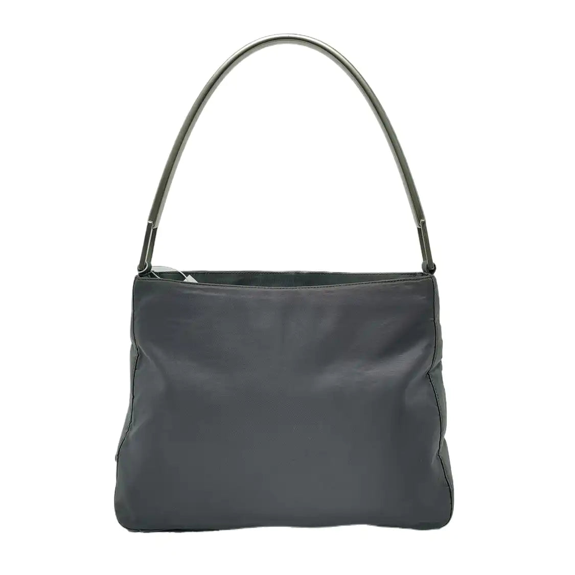 PRADA Green Nylon Single Shoulder Bag Silver Hardware-(SKU)-948145108