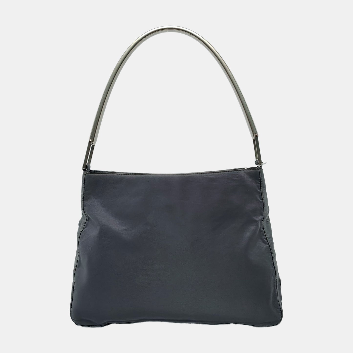 PRADA Green Nylon Single Shoulder Bag Silver Hardware-(SKU)-948145108