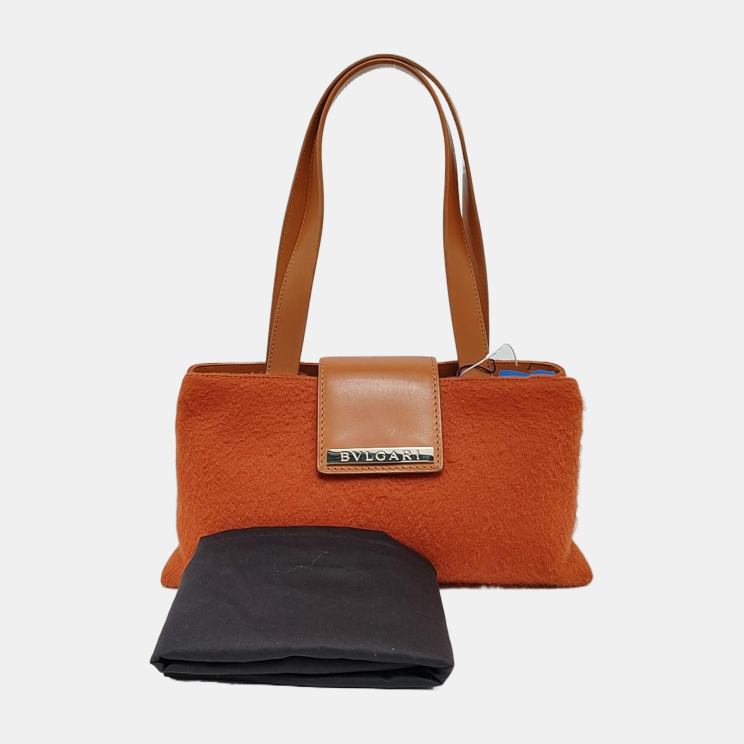 BVLGARI BVLGARI LOGOOrange Fabric Single Shoulder Bag-(SKU)-948941117